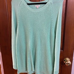 Mint green sweater